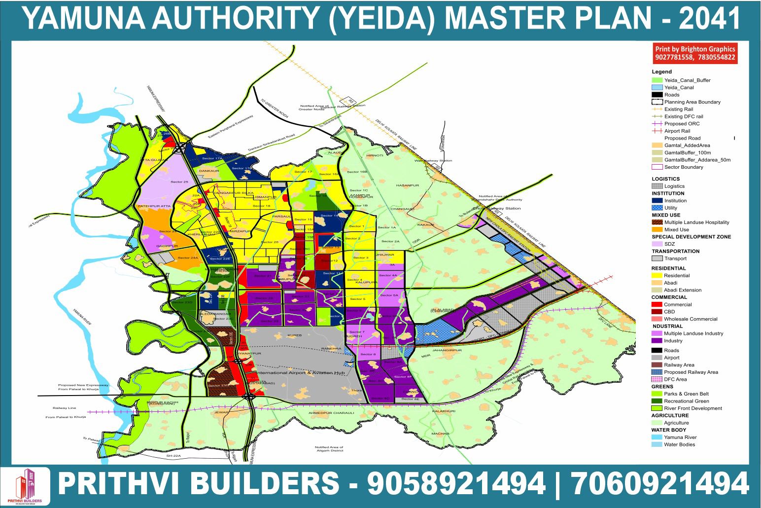 YEIDA 2041 Map